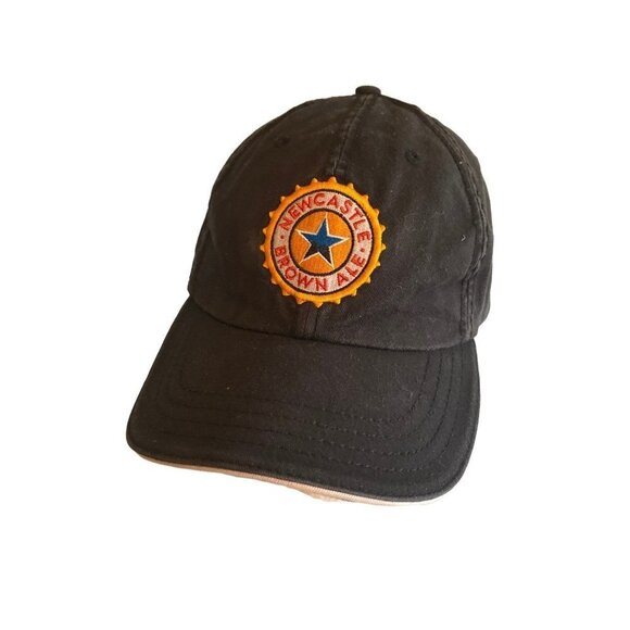 Black New Castle Brown Ale Logo Hat Cap  Adjustable - Picture 1 of 6